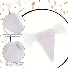 10m Triangle Banner 240 Lanyard DIY Bulk Garment