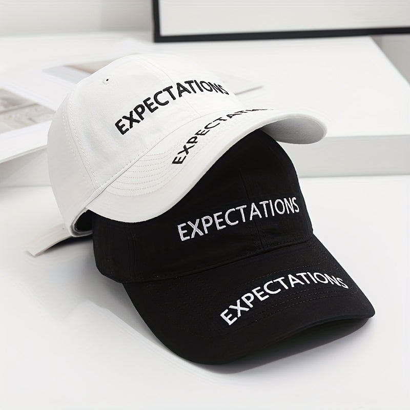 Letter Embroidery Baseball Cap Candy Sun Hat Adjustable