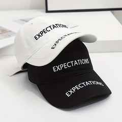 Letter Embroidery Baseball Cap Candy Sun Hat Adjustable