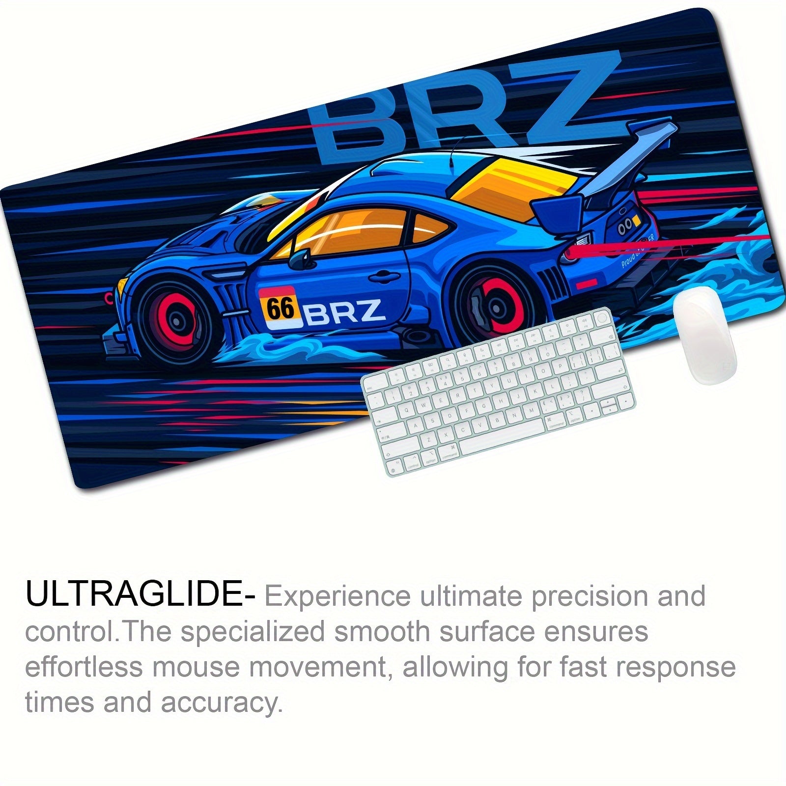 JDM Car BRZ Gaming Mousepad Non Slip Rubber Base