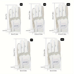 1 Pc Golf Glove Non-slip Breathable Silicone Wear-resistant Grip