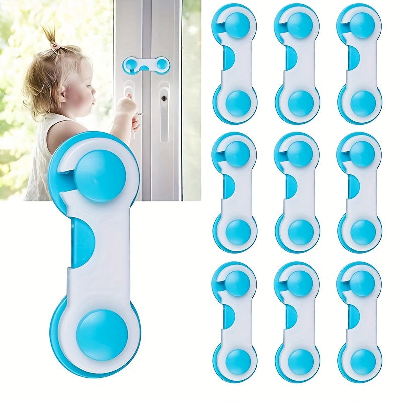 6-Pack Child Safety Locks for Cabinets and Drawers
