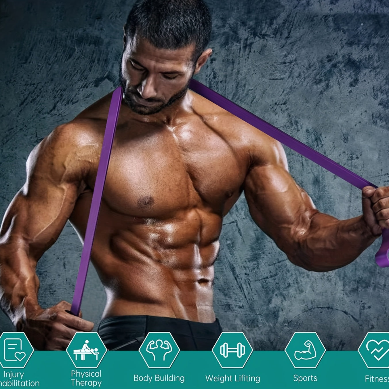 Resistance Band Set for Men & Women - Pull Up Assistance