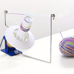 Hand Operated Yarn Ball Winder for Crocheting - Helper for Yarn Collection