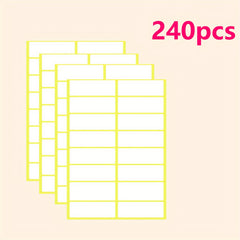240pcs Matte Self-adhesive Sticker Label 7.59.2 - 2 Label