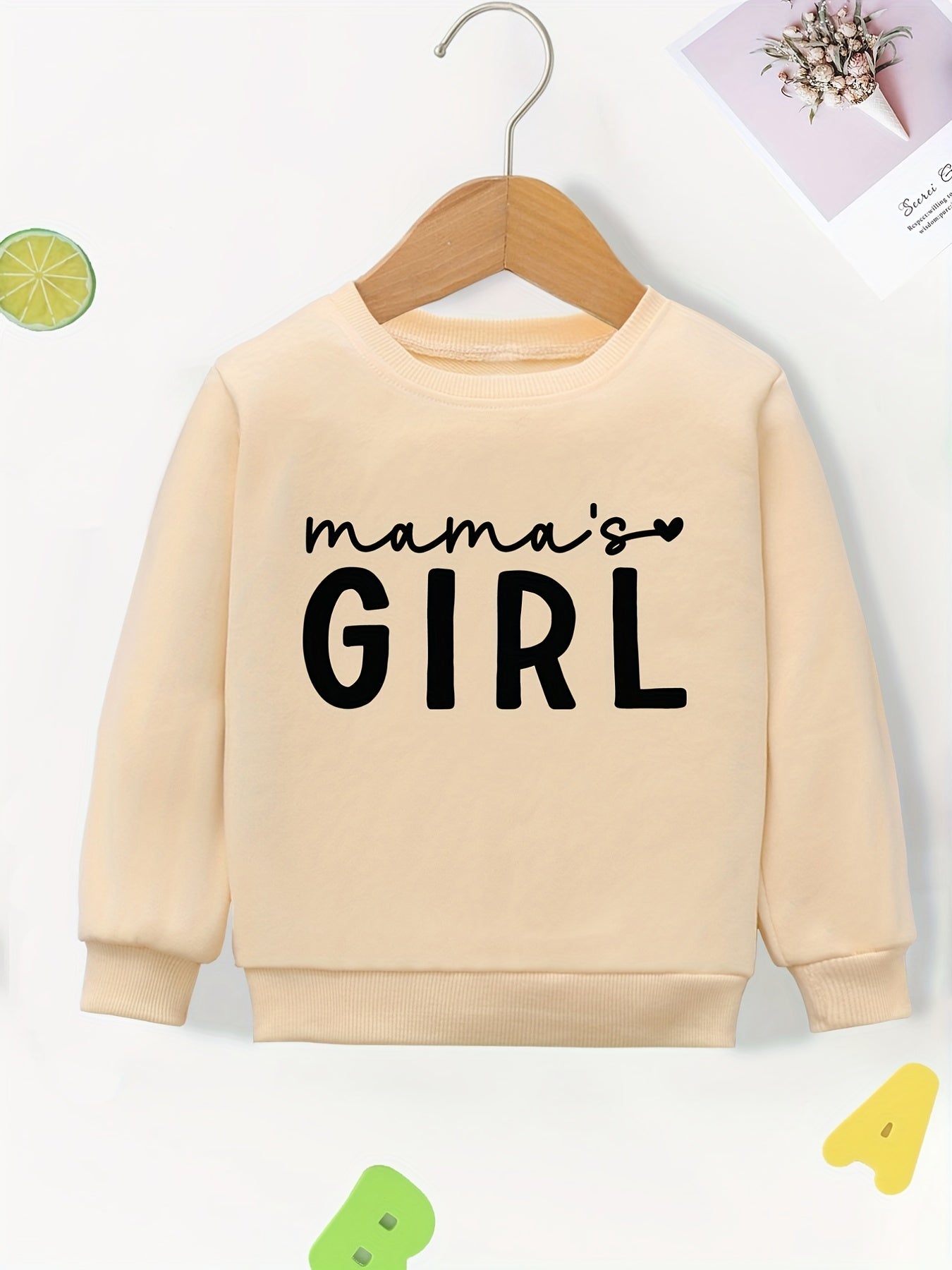 Toddler Girls MAMA'S GIRL Sweatshirt Baby Kids Clothes
