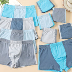 10pcs Boys Boxer Briefs Elastic Waist Comfortable Breathable Kids Clothes