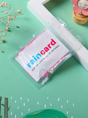 3pcs Compressed Disposable Raincoat Mini Portable Transparent
