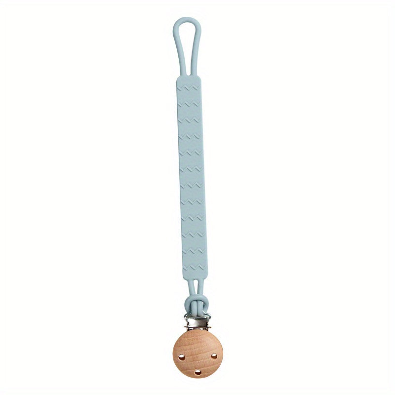 Silicone Pacifier Holder with Clip BPA-Free Chain for Teether Toys