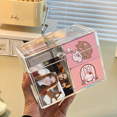 Acrylic Transparent Card Storage Box