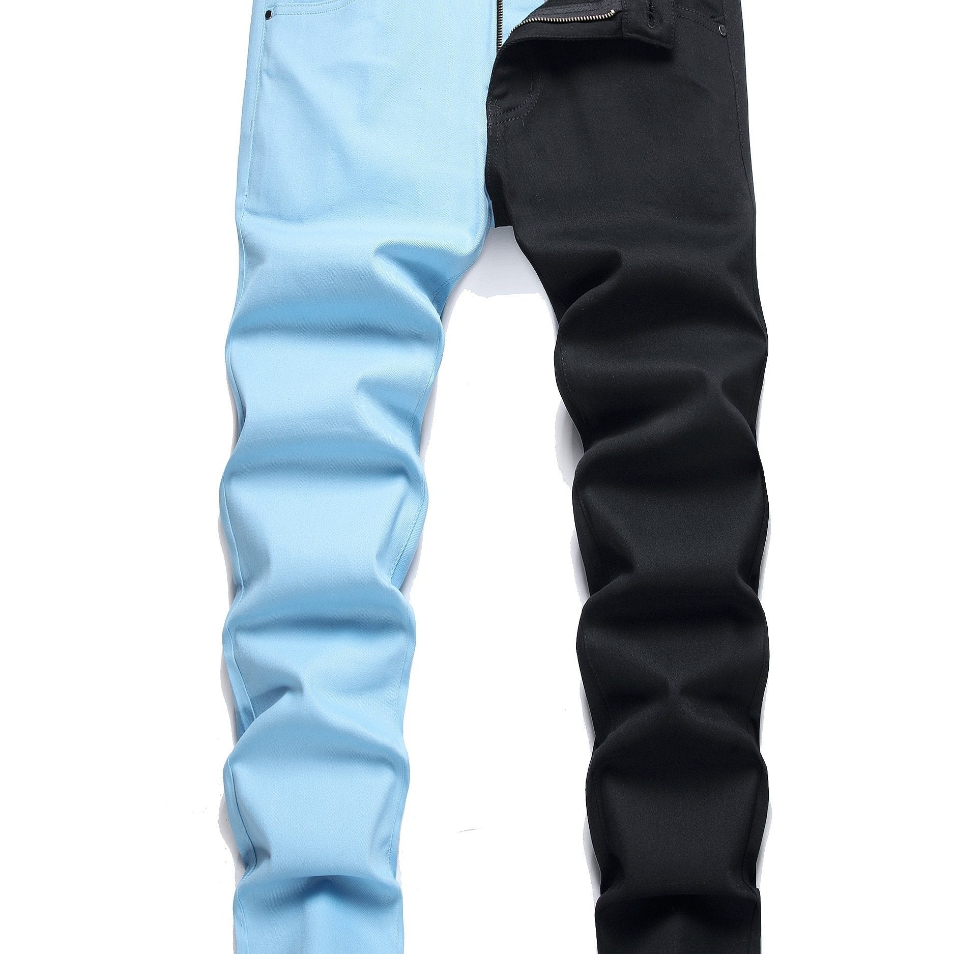 Slim Fit Stretch Denim Jeans Men's Casual Street Style Pants