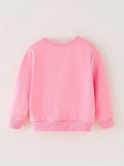 GIGI IS MY BESTIE Letter Print Baby Sweatshirt