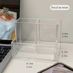 Acrylic Pen Holder Desk Organizer