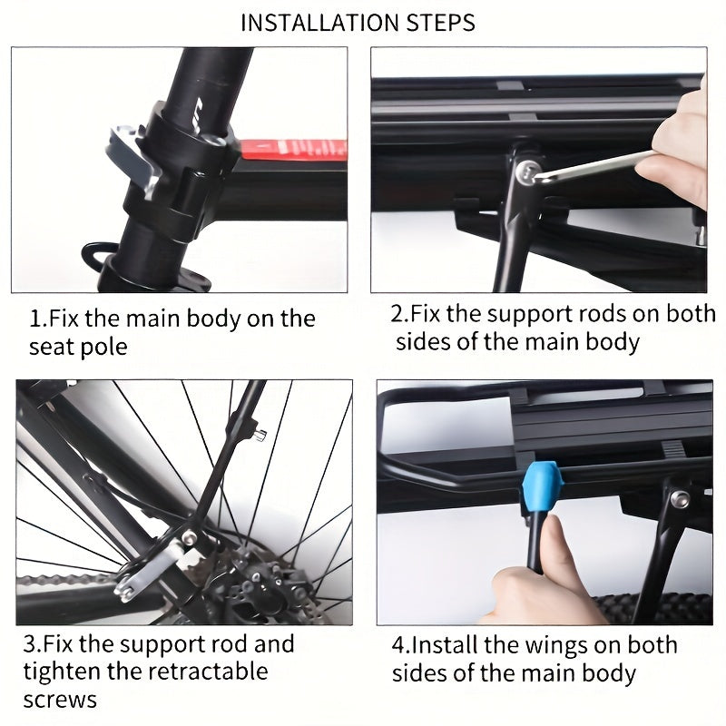 Quick Detachable Bike Rear Seat - Mountain Bike Accessory