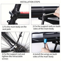 Quick Detachable Bike Rear Seat - Mountain Bike Accessory