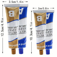 High Temp Metal Tank Repair Glue Set - Universal Welding Ab Glue