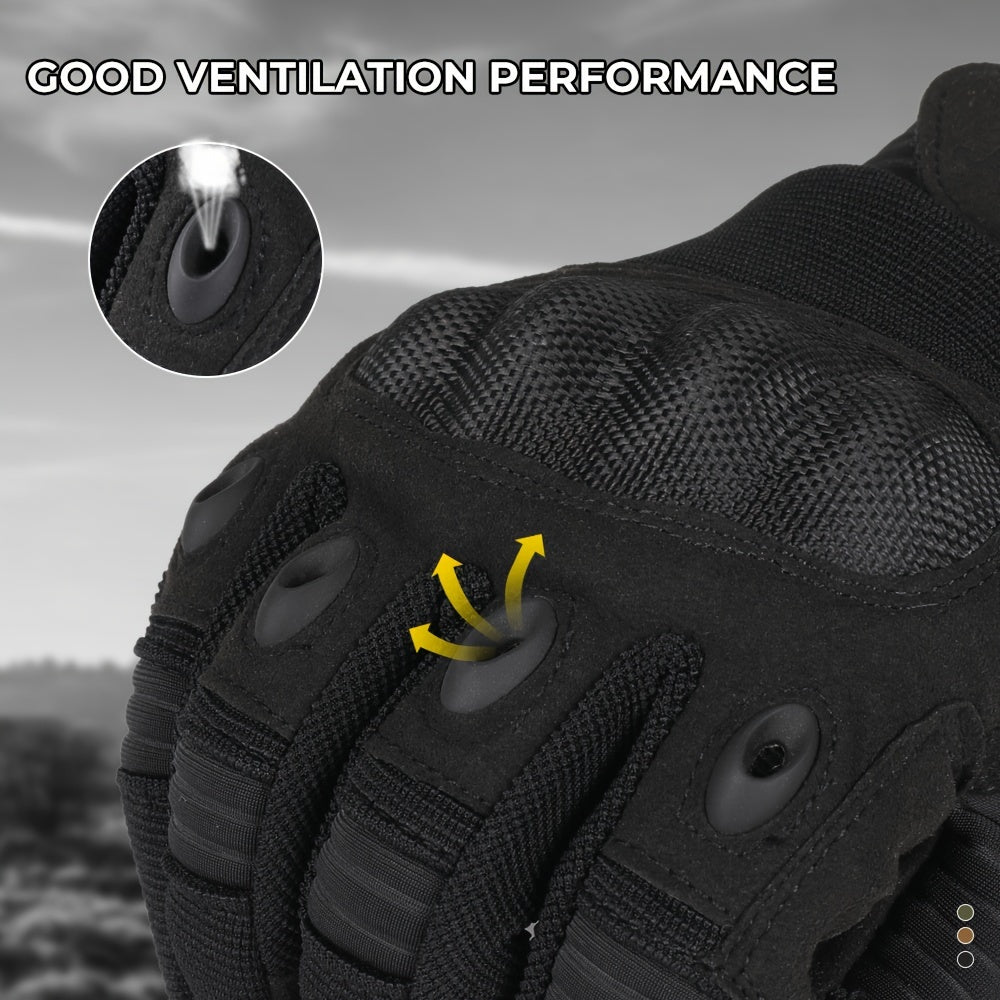 Touchscreen Gloves with Palm Pads for Motorcycle Cycling Training