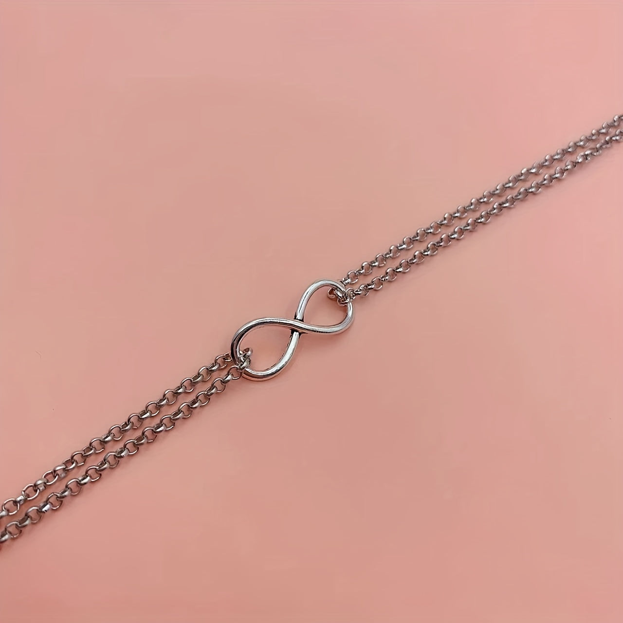 Double Layer Anklet Style Bracelet For Women & Girls
