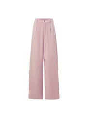 Corduroy Straight Button Front Pants for Women