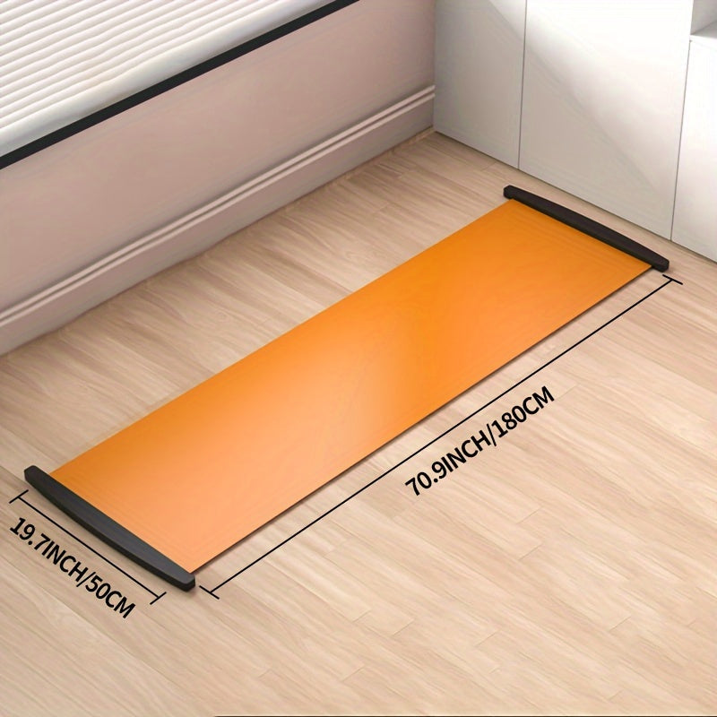 Indoor Skiing Training Board Home Fitness Sliding Pad 70.9in 19.7in