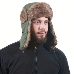 Winter Plus Velvet Ear Protection Knitted Hat