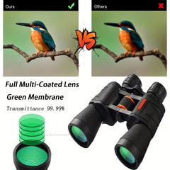 20x50 HD Binoculars Clear Low Light Vision Waterproof Binocular Adults Kids