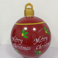 1pc Christmas Inflatable Ball Yard Decor Waterproof & Durable Home Decoration