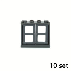 Building Blocks Window and Door Set for Castle Gate City House
