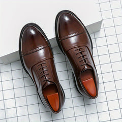 Men's Lace Up Formal Business Shoes Low Top Classic