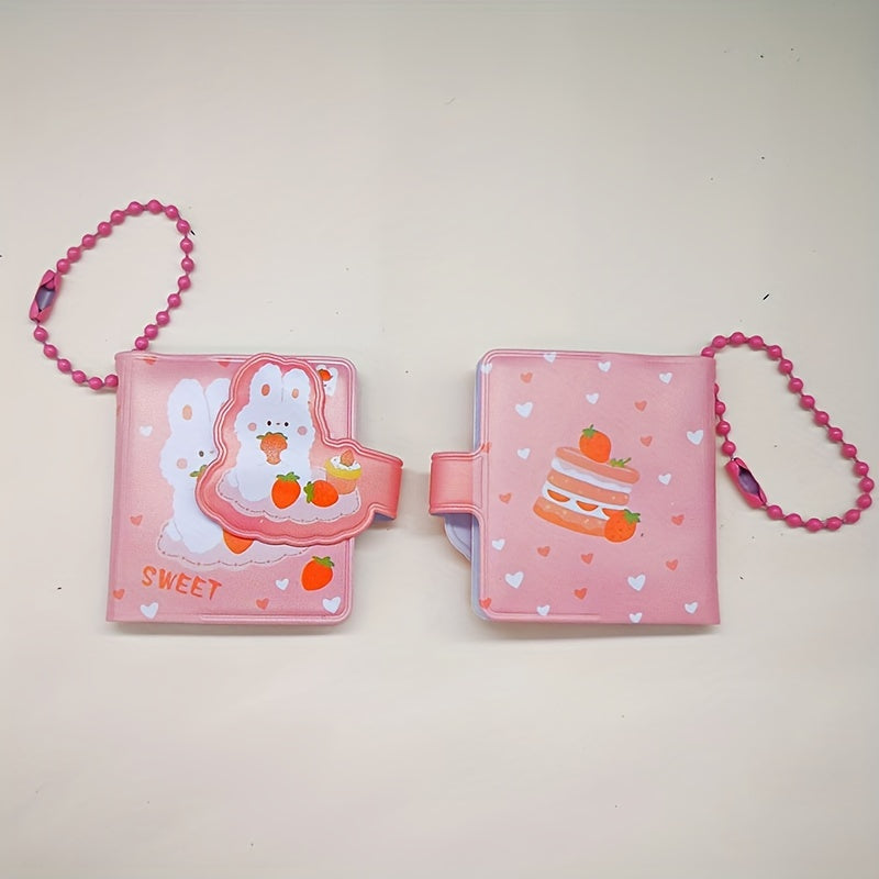 Mini Notebook Student Notebook Portable with Keychain for Girl