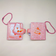 Mini Notebook Student Notebook Portable with Keychain for Girl