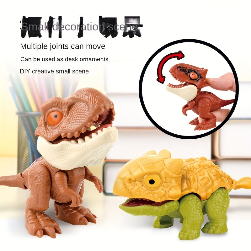 Mini Dinosaur Toy Tyrannosaurus Rex Triceratops Model