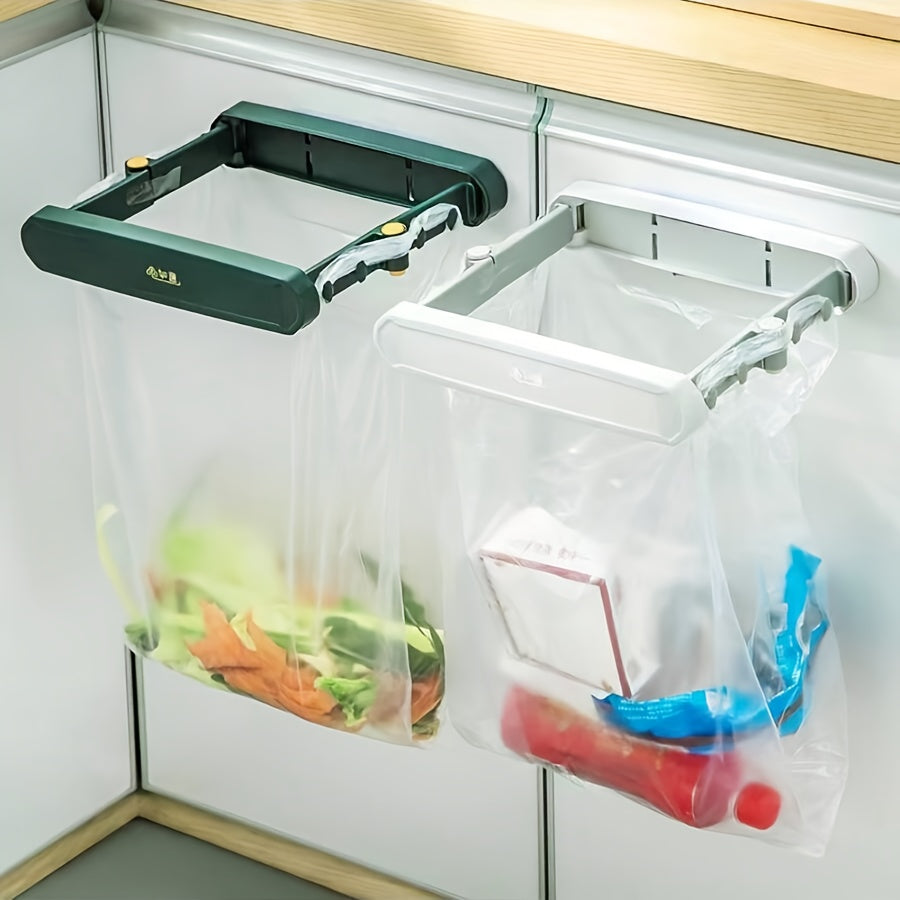 Kitchen Foldable Garbage Rack Wall Mounted Storage Rack