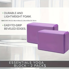 Non Slip Yoga Block for Fitness Stretching Pilates Meditation