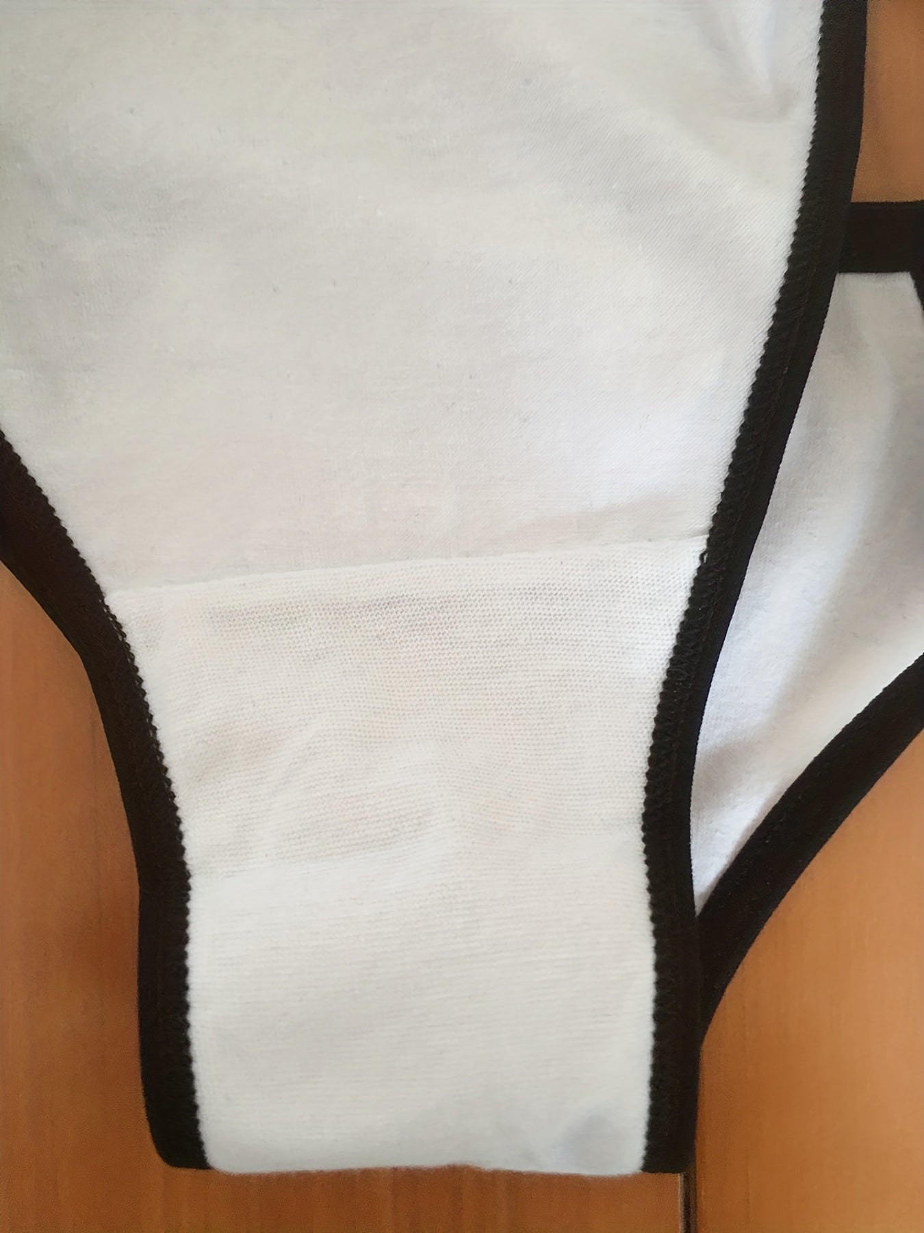 5pcs Lace Stitching Briefs Breathable Colorblock Panties Women's Lingerie