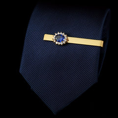 Zircon Tie Clip Business Accessories for Men