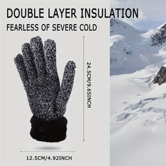 Winter Gloves Men Women Elastic Fishing Warm Texting Soft Lining