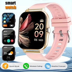 Smart Watch Calls Text Alerts Sport Modes Music Rose Gold