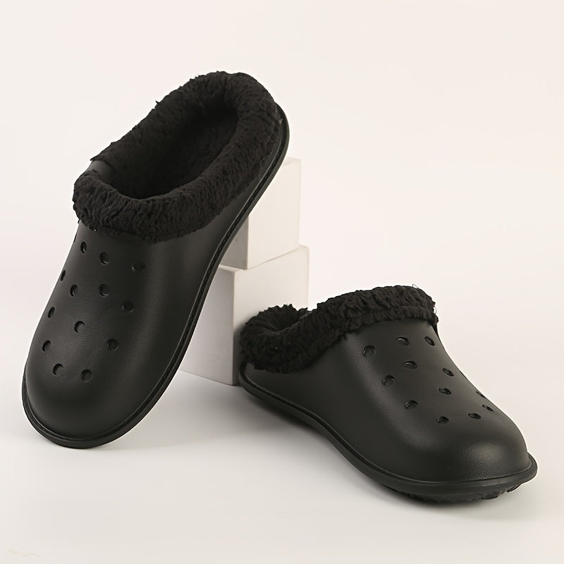 Women's Winter Fleece Lined Warm Clogs - Indoor & Outdoor