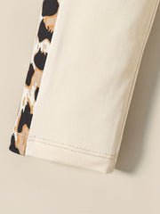 Toddler Girl Leopard Print Colorblock Elastic Leggings