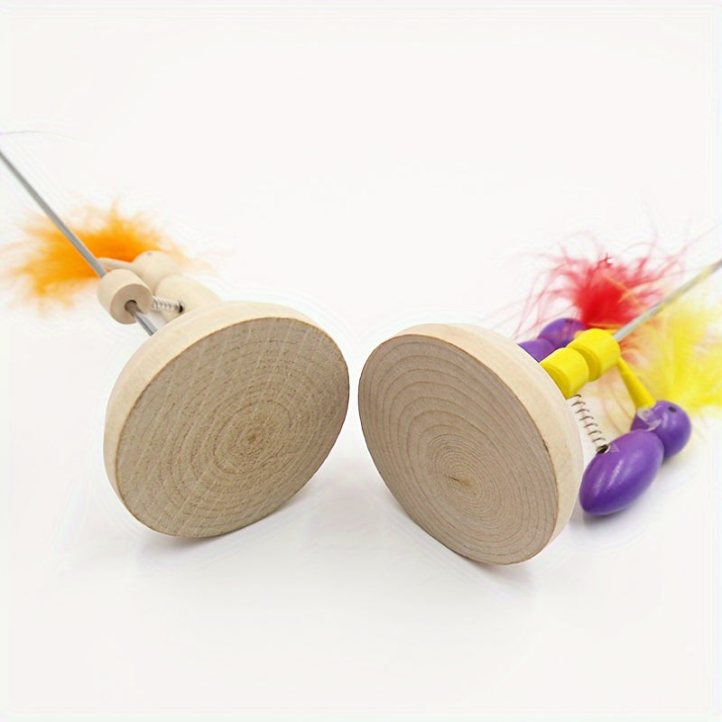 Nodding Woodpecker Creative Toy Climbing Tree DIY Graffiti Wooden Toy