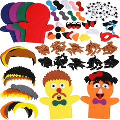 DIY Felt Hand Puppet Kit Create Character Puppets Parties Festive Events
