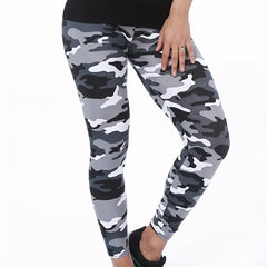 Camo Print Tummy Control Leggings