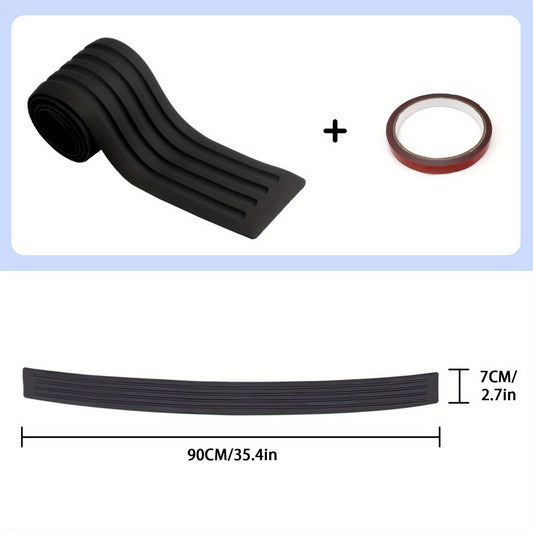 Car Trunk Protection Strip Bumper Collision Prevention Tailgate Decoration