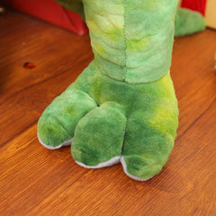 Realistic Dinosaur Plush Toy with Teeth & Spiky