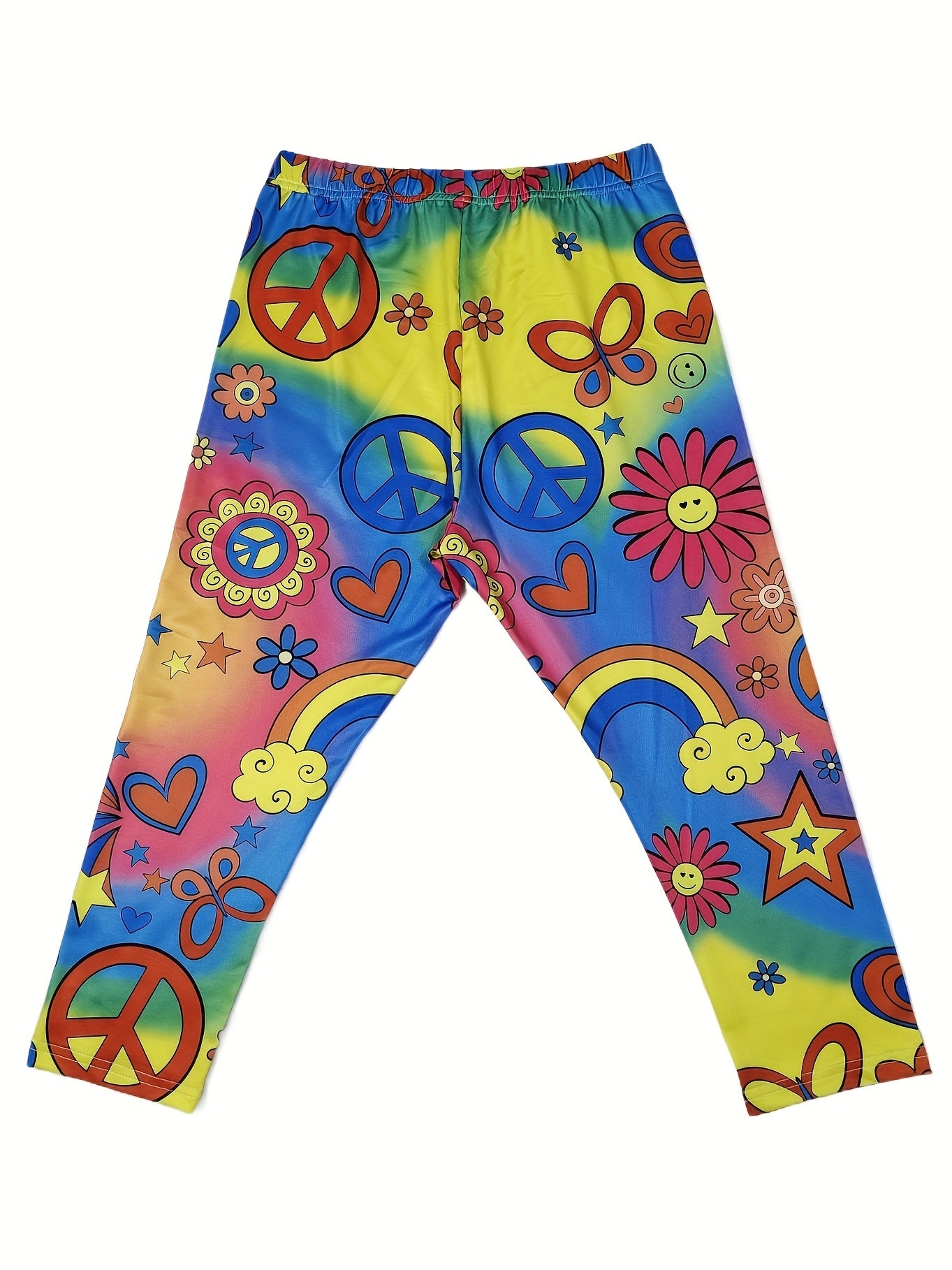 Floral Print Skinny Capris Leggings for Women