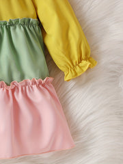 Toddler Baby Girl's Multicolor Princess Dress