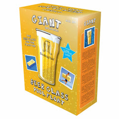 Pint Glass Pool Float Inflatable Fun Toy Dad Pub Themed