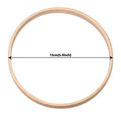Wooden DIY Catcher Embroidery Hoop Craft Circle Ring Hanging Wedding Decor