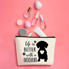 Dog Lover Makeup Bag Travel Wash Bag Storage Bag